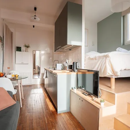 T2 Design Refait A Neuf Rer C Direct Paris Apartment Choisy-le-Roi
