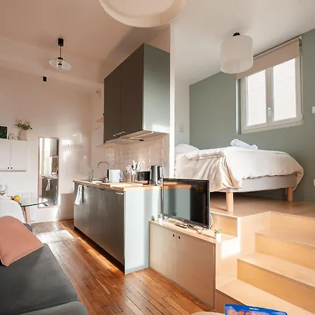 T2 Design Refait A Neuf Rer C Direct Paris *